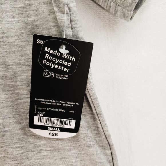 Xersion Athletic T Shirt Mens Small Heather Gray Short Sleeve Crew Neck Pullover - Picture 4 of 5